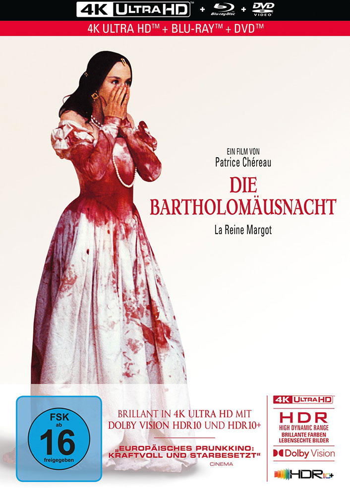 Die Bartholomäusnacht (4K UHD+Blu-Ray+DVD) (3Discs) - Limited Mediabook Edition