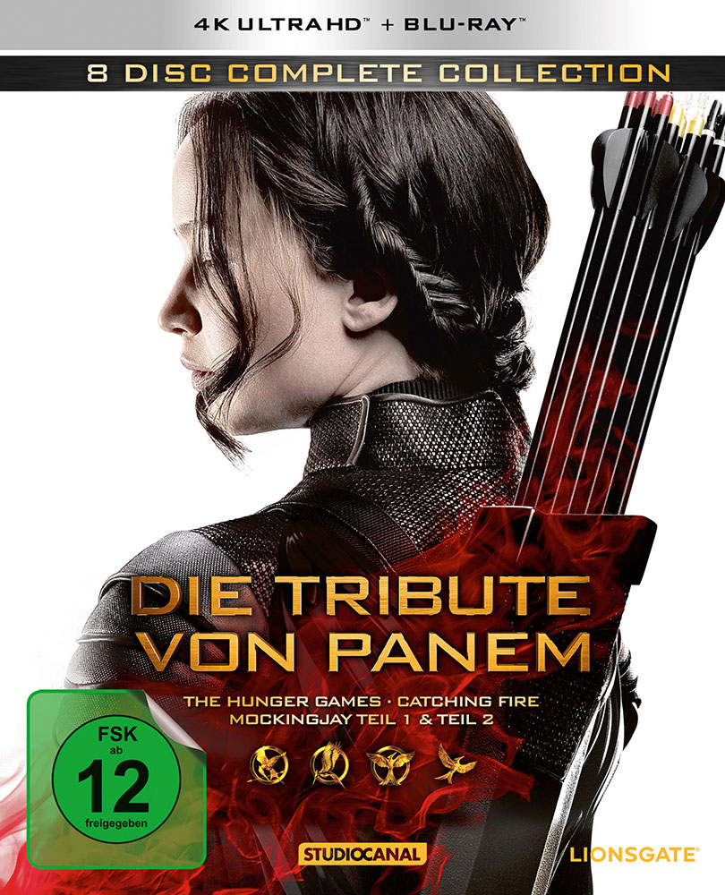 Die Tribute von Panem - Complete Collection (4K UHD+Blu-Ray) (8Discs)