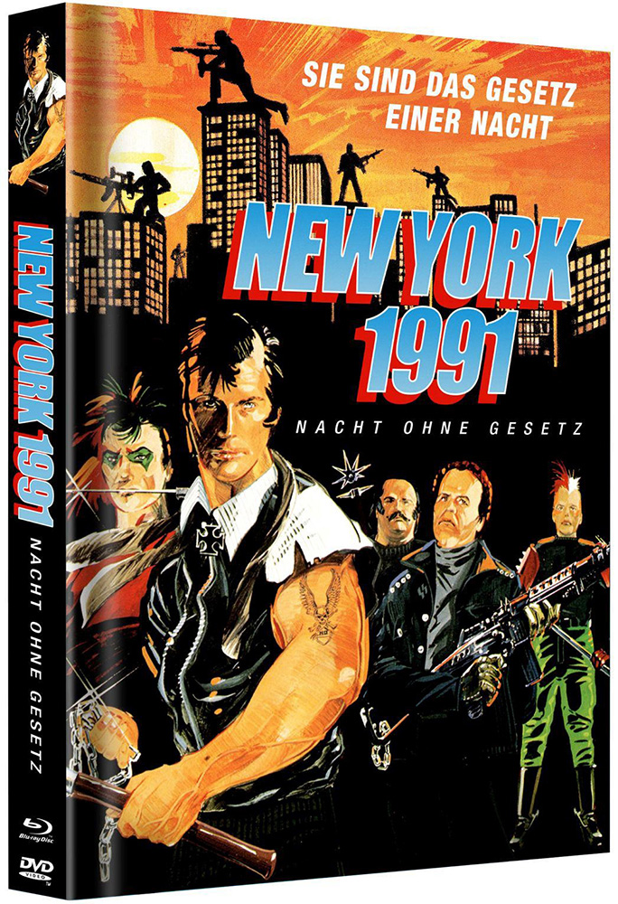 New York 1991 - Nacht ohne Gesetz (Blu-Ray+DVD) - Cover B - Mediabook - Limited 200 Edition New York 1991 - Nacht ohne Gesetz (Blu-Ray+DVD) - Cover B - Mediabook - Limited 200 Edition