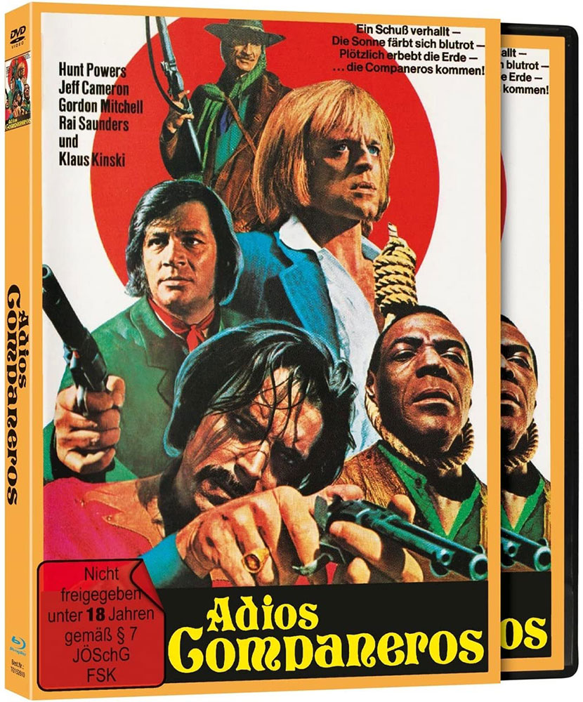 Adios Companeros (Blu-Ray+DVD) - Limited Deluxe Edition - Klaus Kinski