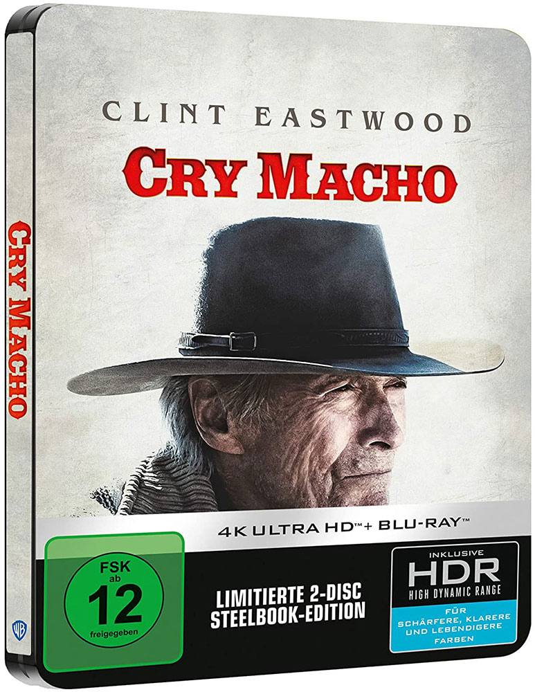 Cry Macho (4K UHD+Blu-Ray) - Limited SteelBook Edition Cry Macho (4K UHD+Blu-Ray) - Limited SteelBook Edition
