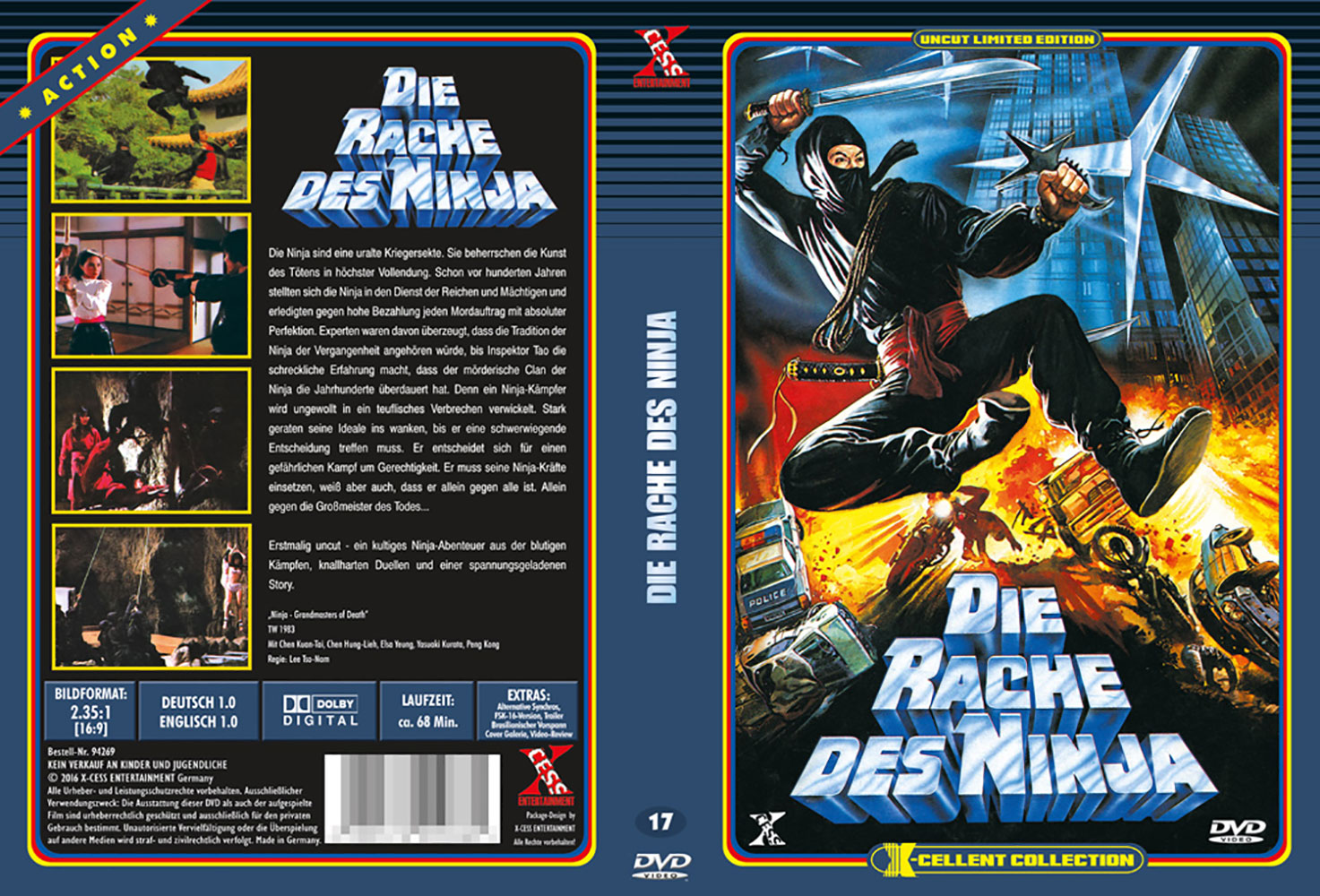 Die Rache des Ninja - kleine Hartbox - Uncut