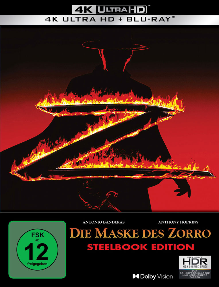 Die Maske des Zorro (4K UHD+Blu-ray) - Steelbook - Limited Edition Die Maske des Zorro (4K UHD+Blu-ray) - Steelbook - Limited Edition