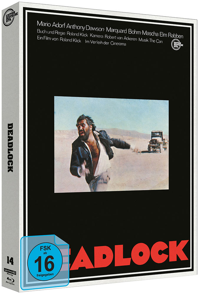 Deadlock (4K UHD+Blu-Ray) - Cover B - Edition Deutsche Vita # 14 - Digipak - Limited 500 Edition