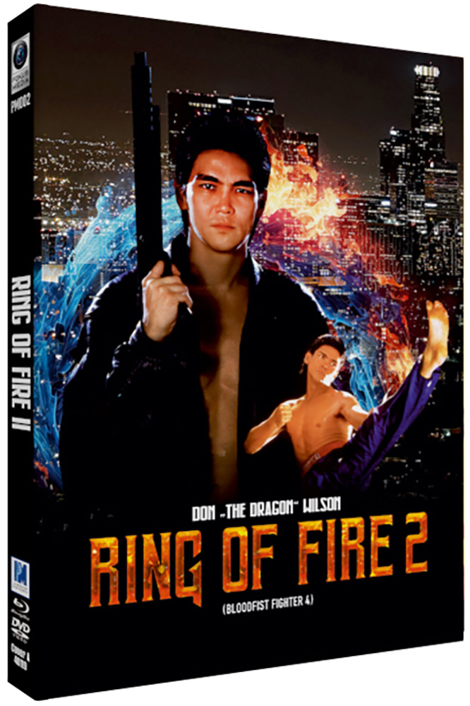 Ring Of Fire 2 - Bloodfist Fighters 4 - Cover A - Mediabook (Blu-Ray+DVD) - Limited 222 Edition