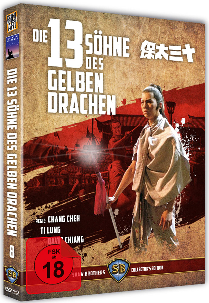 Die 13 Söhne des gelben Drachen (Blu-Ray+DVD) - Shaw Brothers Collection 08 - Uncut