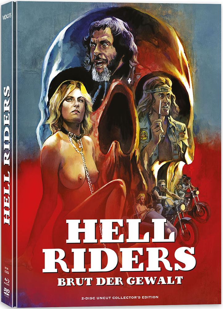 Hell Riders - Brut der Gewalt (Blu-Ray+DVD) - Cover C - Mediabook - Limited 333 Edition - Uncut