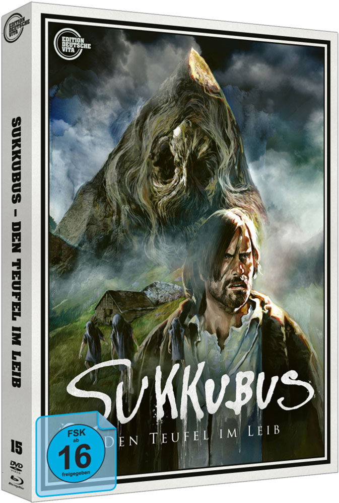 Sukkubus - Den Teufel im Leib - Cover B (Blu-Ray+DVD) - Edition Deutsche Vita # 15 - Digipak - Limited 500 Edition