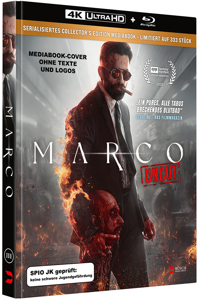 Marco (4K UHD+Blu-Ray) - Cover C - Mediabook - Limited 333 Edition
