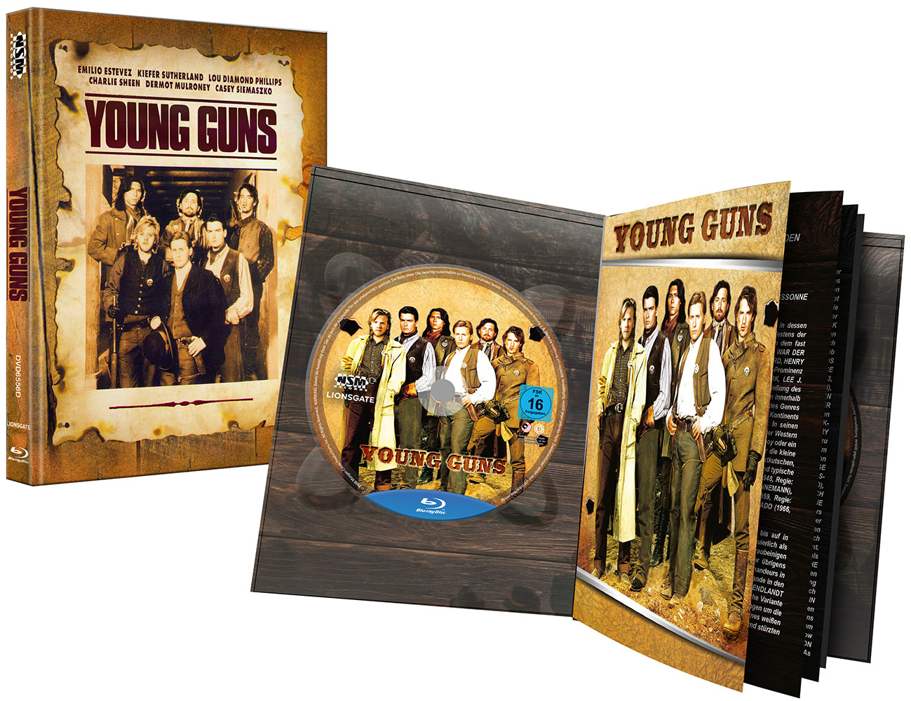 Young Guns (Blu-Ray+DVD) - Cover D - Mediabook - Limited 333 Edition
