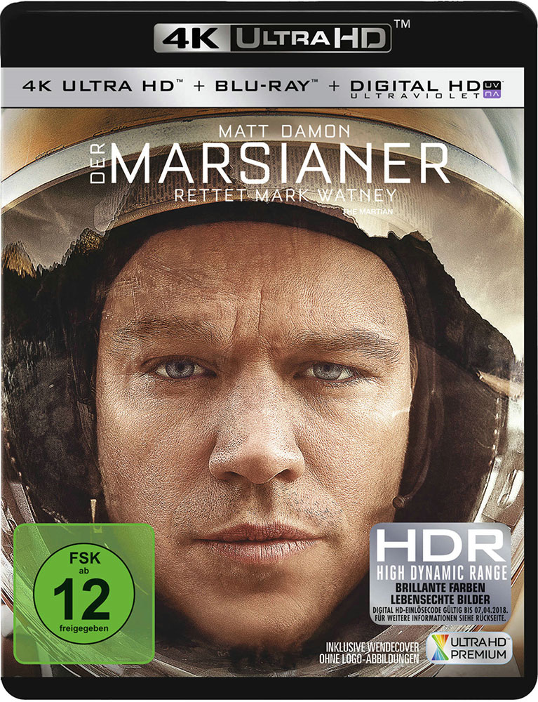 Der Marsianer (4K UHD+Blu-Ray)