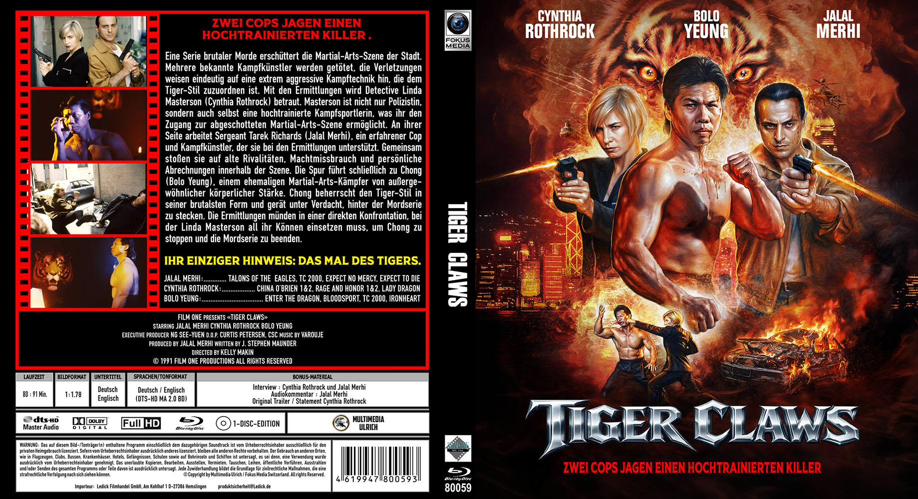 Tiger Claws (Tigerkralle) (Blu-Ray)