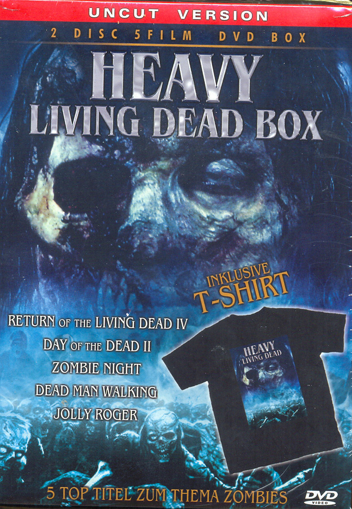 Heavy Living Dead Box (2DVD) - 5 Filme + T-Shirt - Österreich Version