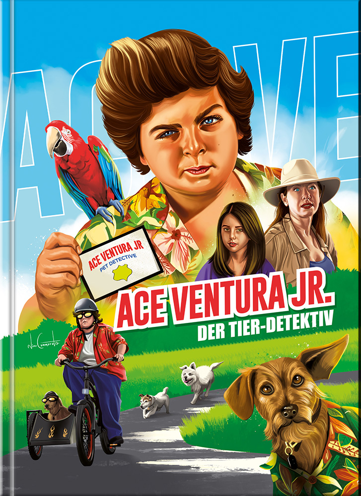 Ace Ventura Jr. - Der Tier-Detektiv (Blu-Ray+DVD) - Cover C - Mediabook - Limited 66 Edition Ace Ventura Jr. - Der Tier-Detektiv (Blu-Ray+DVD) - Cover C - Mediabook - Limited 66 Edition