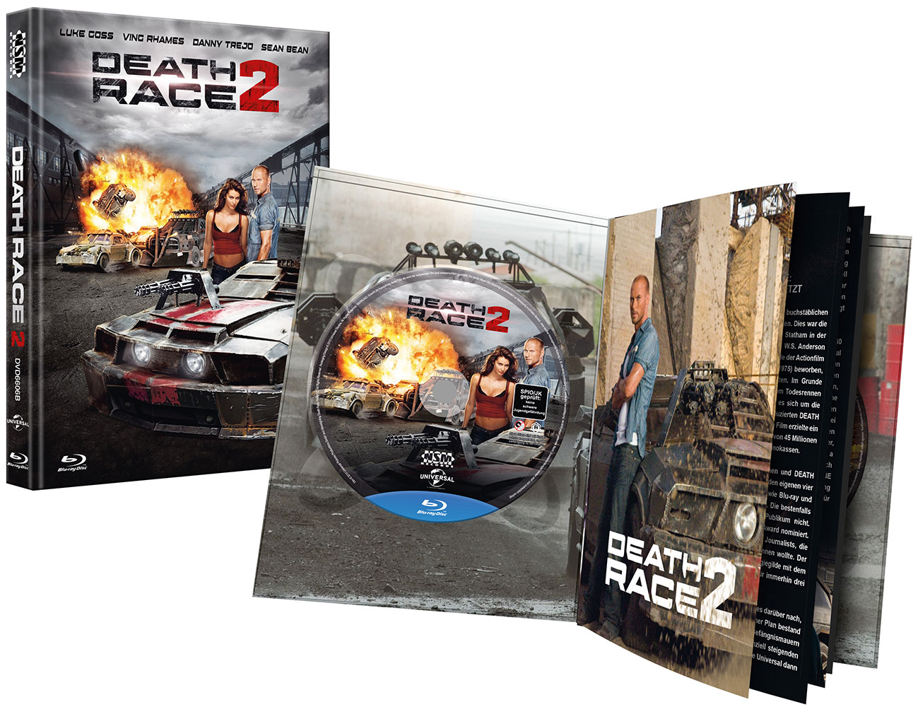Death Race 2 (Blu-Ray+DVD) - Cover B - Mediabook - Limited 250 Edition - Uncut Österreich Version Death Race 2 (Blu-Ray+DVD) - Cover B - Mediabook - Limited 250 Edition - Uncut Österreich Version