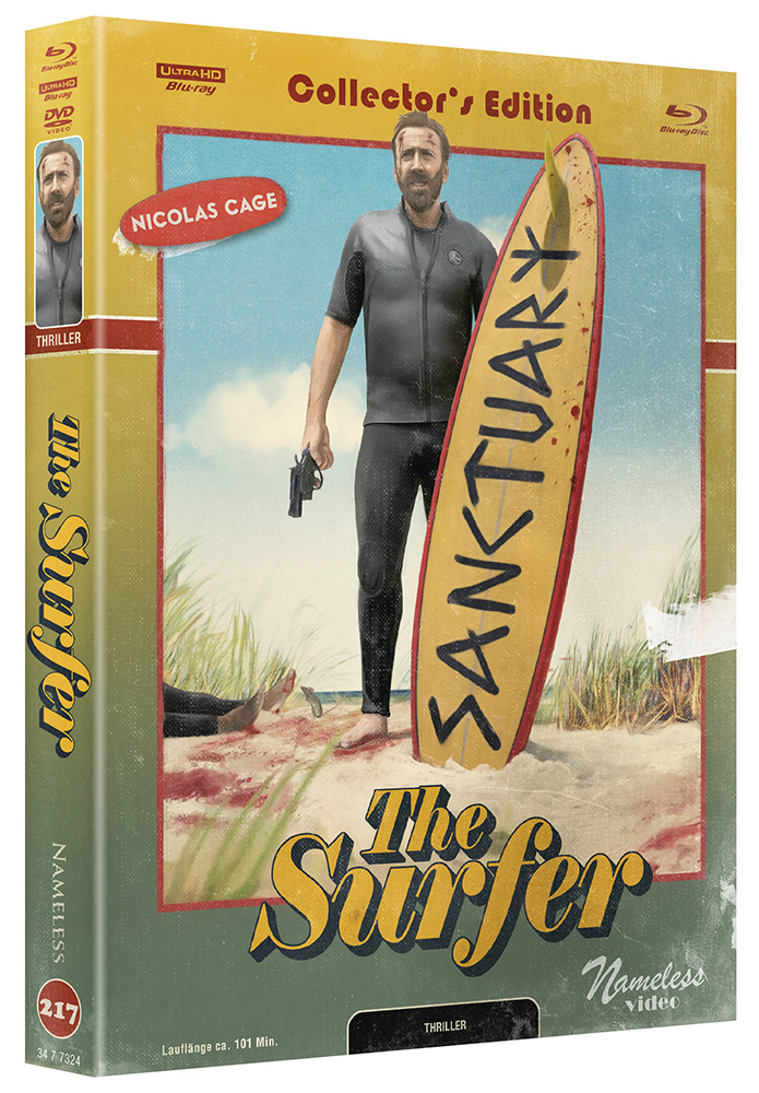 The Surfer (4K UHD+Blu-ray+DVD) - Cover C - Mediabook - Limited 333 Edition The Surfer (4K UHD+Blu-ray+DVD) - Cover C - Mediabook - Limited 333 Edition