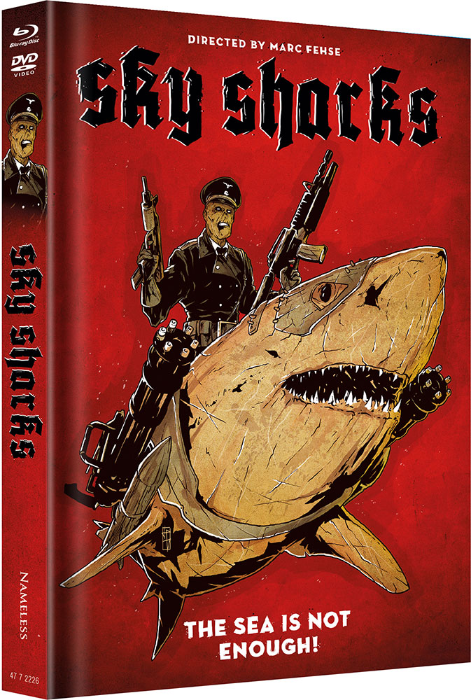 Sky Sharks - Cover B - Mediabook (Blu-Ray+DVD) (4Discs) - Limited 500 Edition Sky Sharks - Cover B - Mediabook (Blu-Ray+DVD) (4Discs) - Limited 500 Edition