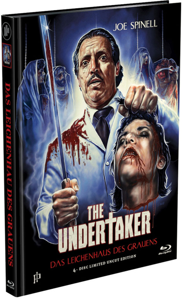 Das Leichenhaus des Grauens (The Undertaker) (2Blu-Ray+2DVD) - Cover A - Mediabook Limited 444 Edition - Uncut