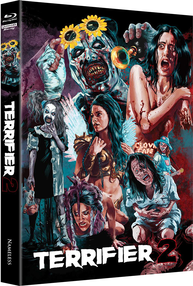 Terrifier 2 (4K UHD) (2Discs) - Cover J - Mediabook - Limited 1000 Edition Terrifier 2 (4K UHD) (2Discs) - Cover J - Mediabook - Limited 1000 Edition