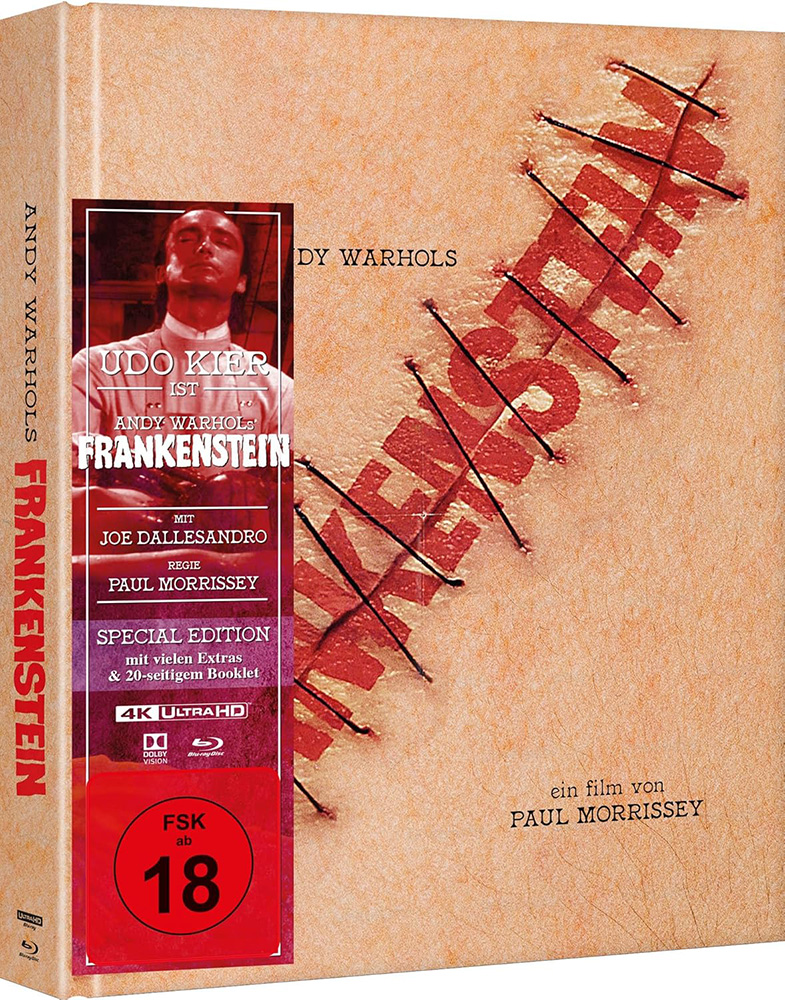 Andy Warhols Frankenstein (4K UHD+Blu-Ray) (3Discs) - Cover B - Mediabook - Limited Edition