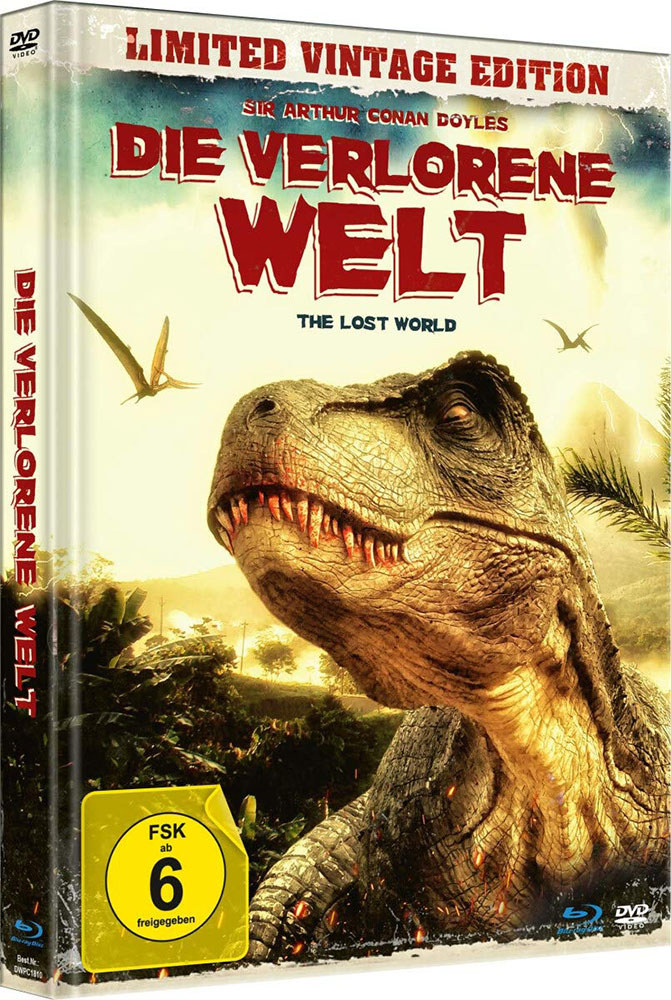 Die verlorene Welt (1925) (Blu-Ray+DVD) - 2 Fassungen - Mediabook