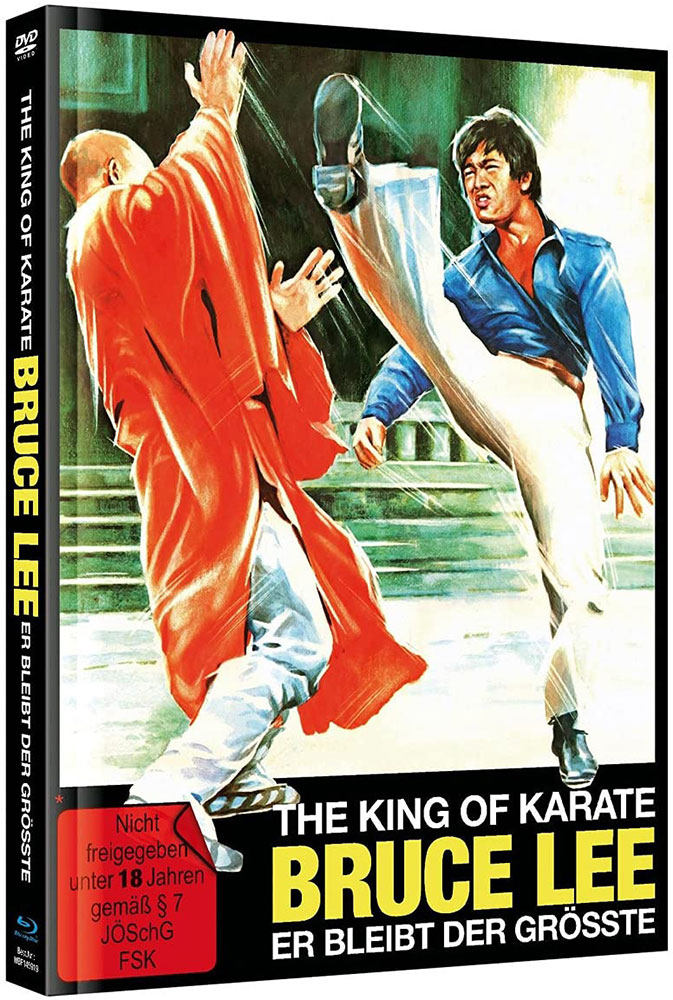 The King Of Karate - Bruce Lee - Er bleibt der Größte (Blu-Ray+DVD) - Cover B - Mediabook - Limited 500 Edition - 2K Remastered The King Of Karate - Bruce Lee - Er bleibt der Größte (Blu-Ray+DVD) - Cover B - Mediabook - Limited 500 Edition - 2K Remastered
