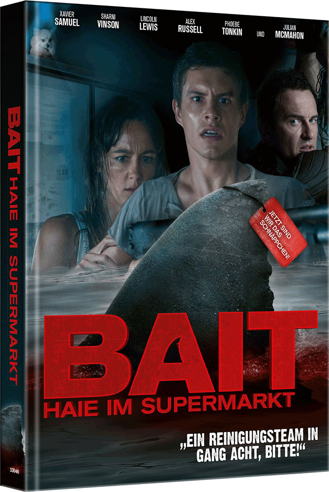 Bait - Haie im Supermarkt - Cover C - Mediabook (Blu-Ray 3D+DVD) (2Discs) - 2D & 3D Version - Limited 222 Edition Bait - Haie im Supermarkt - Cover C - Mediabook (Blu-Ray 3D+DVD) (2Discs) - 2D & 3D Version - Limited 222 Edition