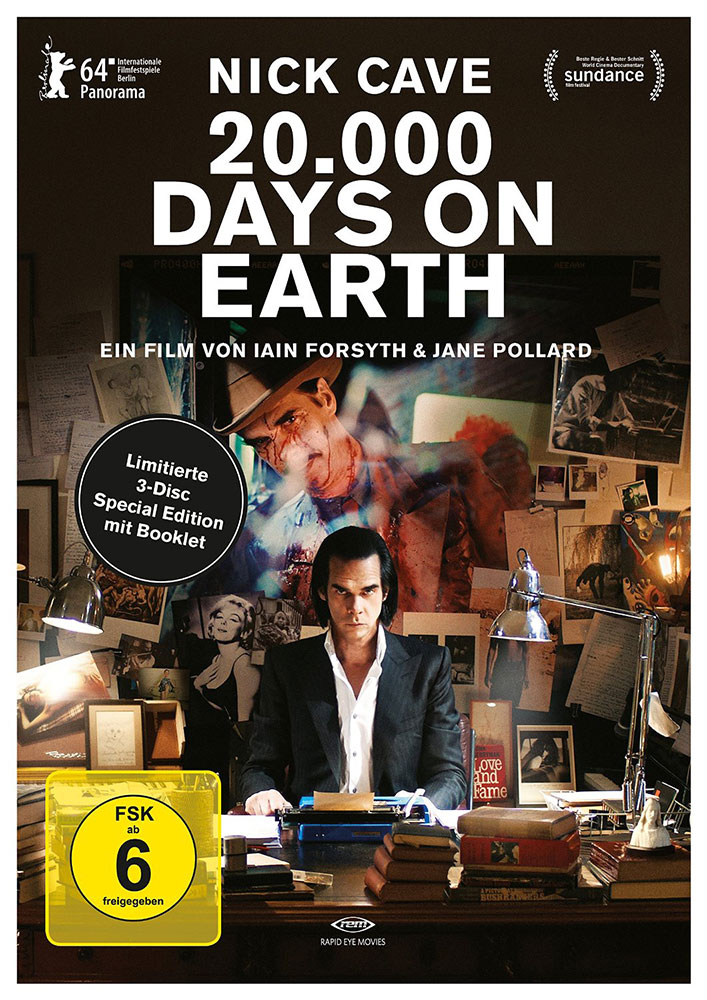 Nick Cave: 20.000 Days On Earth (OmU) (Blu-Ray+2DVD) (3Discs) - Limited Special Edition - Digipack