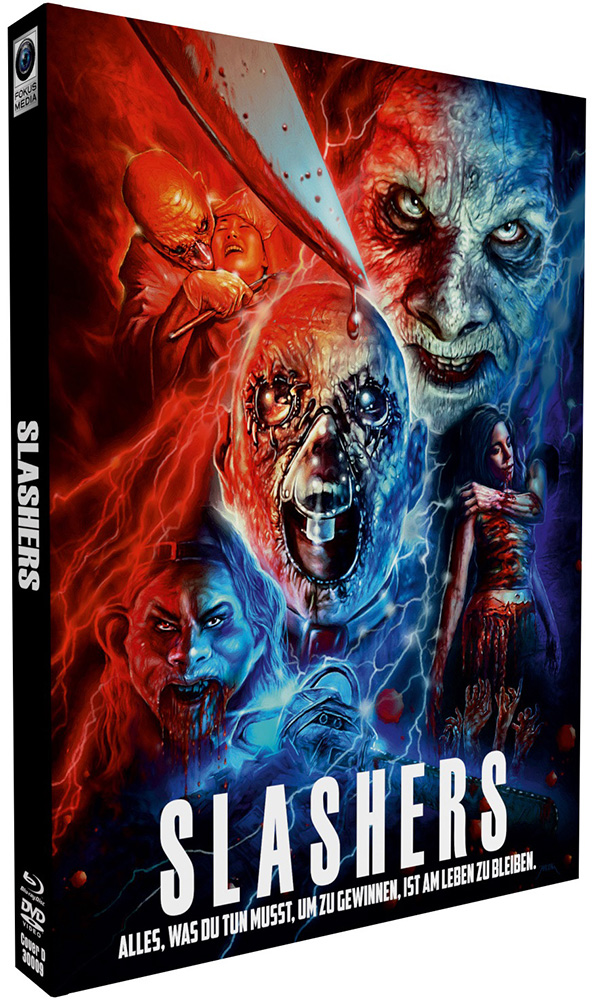 Slashers (Blu-Ray+DVD) - Cover D - Mediabook (Wattiert) - Limited 111 Edition Slashers (Blu-Ray+DVD) - Cover D - Mediabook (Wattiert) - Limited 111 Edition