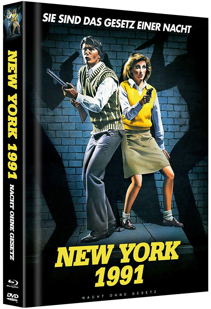 New York 1991 - Nacht ohne Gesetz (Blu-Ray+DVD) - Cover B - Mediabook - Limited 222 Edition New York 1991 - Nacht ohne Gesetz (Blu-Ray+DVD) - Cover B - Mediabook - Limited 222 Edition