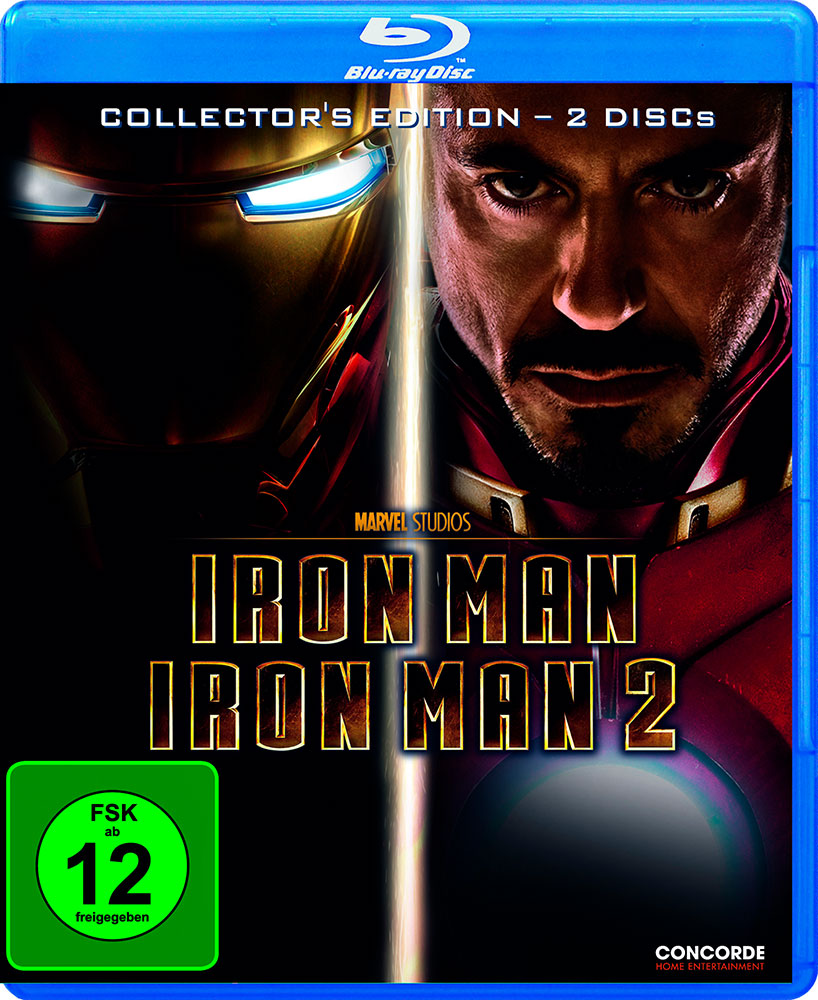 Iron Man 1+2 (Blu-Ray)