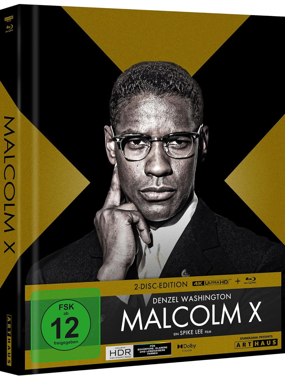 Malcolm X (4K UHD+Blu-Ray) - Mediabook - Limited Edition Malcolm X (4K UHD+Blu-Ray) - Mediabook - Limited Edition