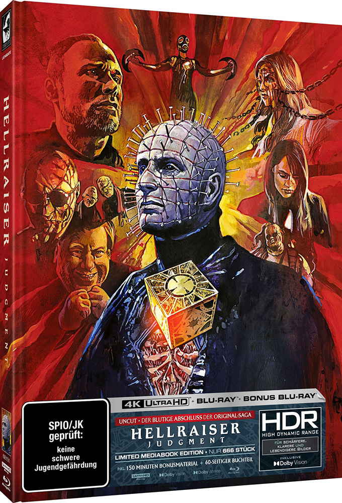 Hellraiser: Judgment (4K UHD+2Blu-Rays) - Cover A - Mediabook - Limited 666 Edition