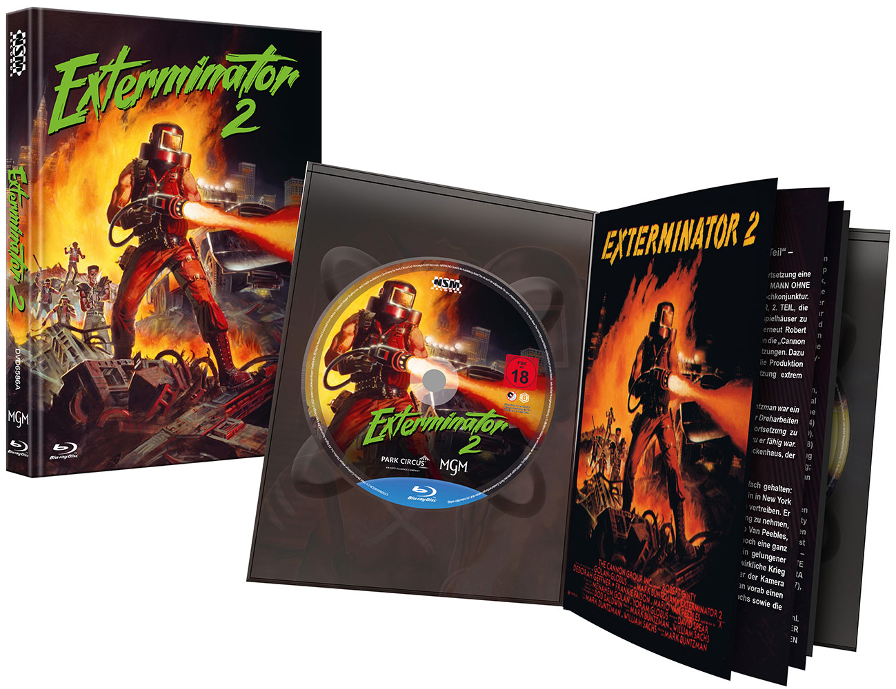 Exterminator 2 (Blu-Ray+DVD) - Cover A - Mediabook - Limited 333 Edition - Uncut Exterminator 2 (Blu-Ray+DVD) - Cover A - Mediabook - Limited 333 Edition - Uncut
