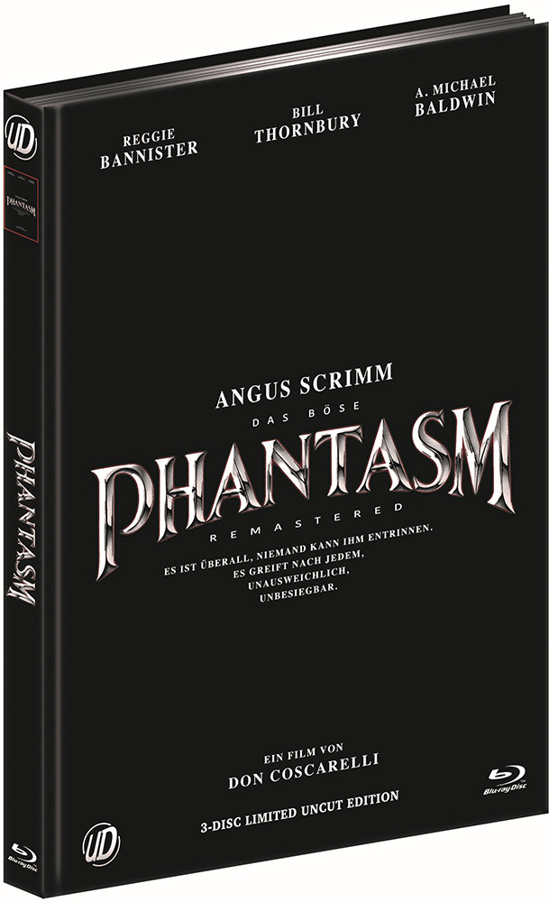 Phantasm - Das Böse (Blu-Ray+2DVD) (3Discs) - Cover B - Mediabook - Limited 500 Edition Phantasm - Das Böse (Blu-Ray+2DVD) (3Discs) - Cover B - Mediabook - Limited 500 Edition