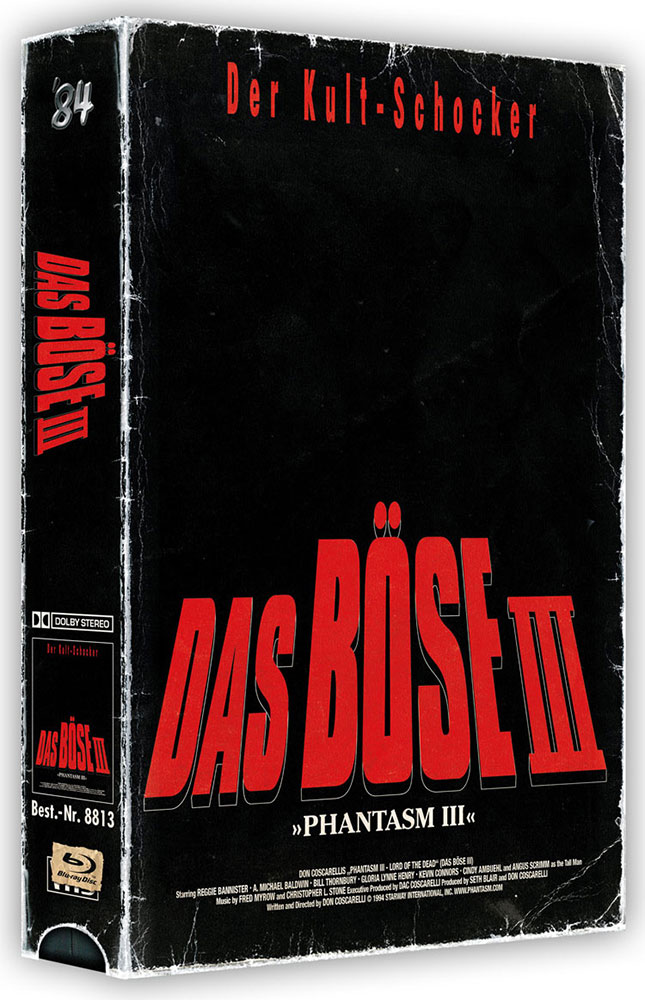 Das Böse III (Phantasm III) (Blu-Ray+2DVD) - VHS-Edition - Limited 500 Edition