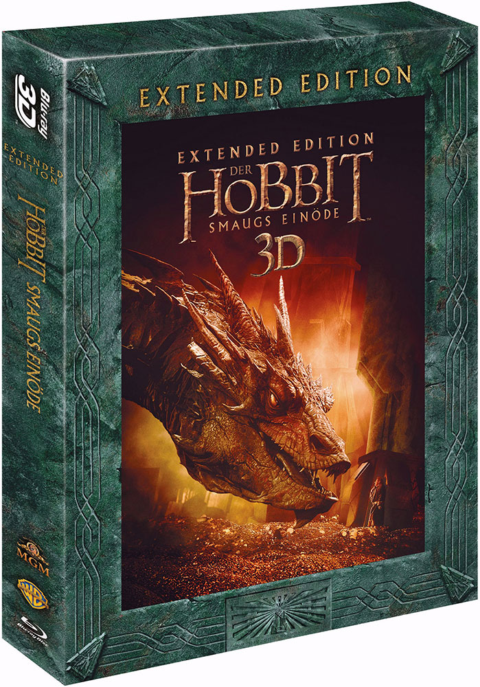 Der Hobbit - Smaugs Einöde (Blu-Ray 3D) - Extended Edition (5Discs) - 2D & 3D Version