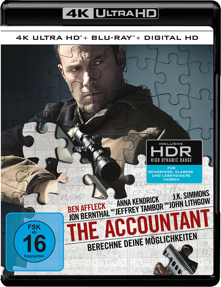 The Accountant (4K UHD+Blu-Ray)