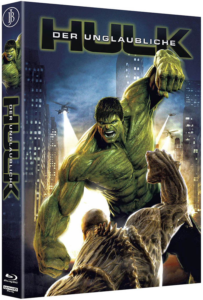 Der unglaubliche Hulk - Cover B - Mediabook (4K UHD+Blu-Ray) - Limited 250 Edition