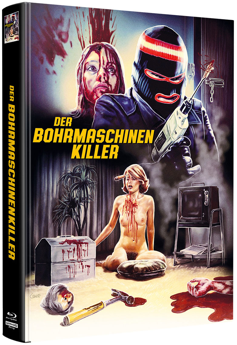 Der Bohrmaschinenkiller (4K UHD+Blu-ray) - Mediabook (Wattiert) - Limited 100 Edition