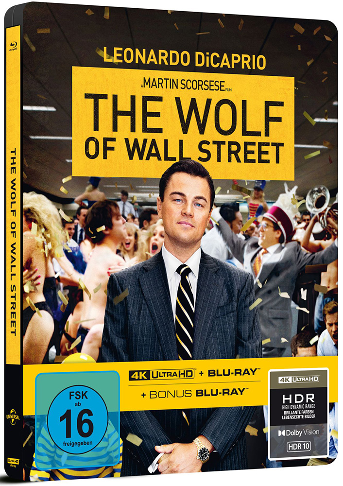 The Wolf Of Wall Street (4K UHD+Blu-Rays) - SteelBook - Limited Edition