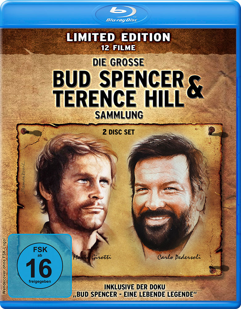 Die große Bud Spencer & Terence Hill Sammlung (Blu-Ray) (2Discs) Die große Bud Spencer & Terence Hill Sammlung (Blu-Ray) (2Discs)