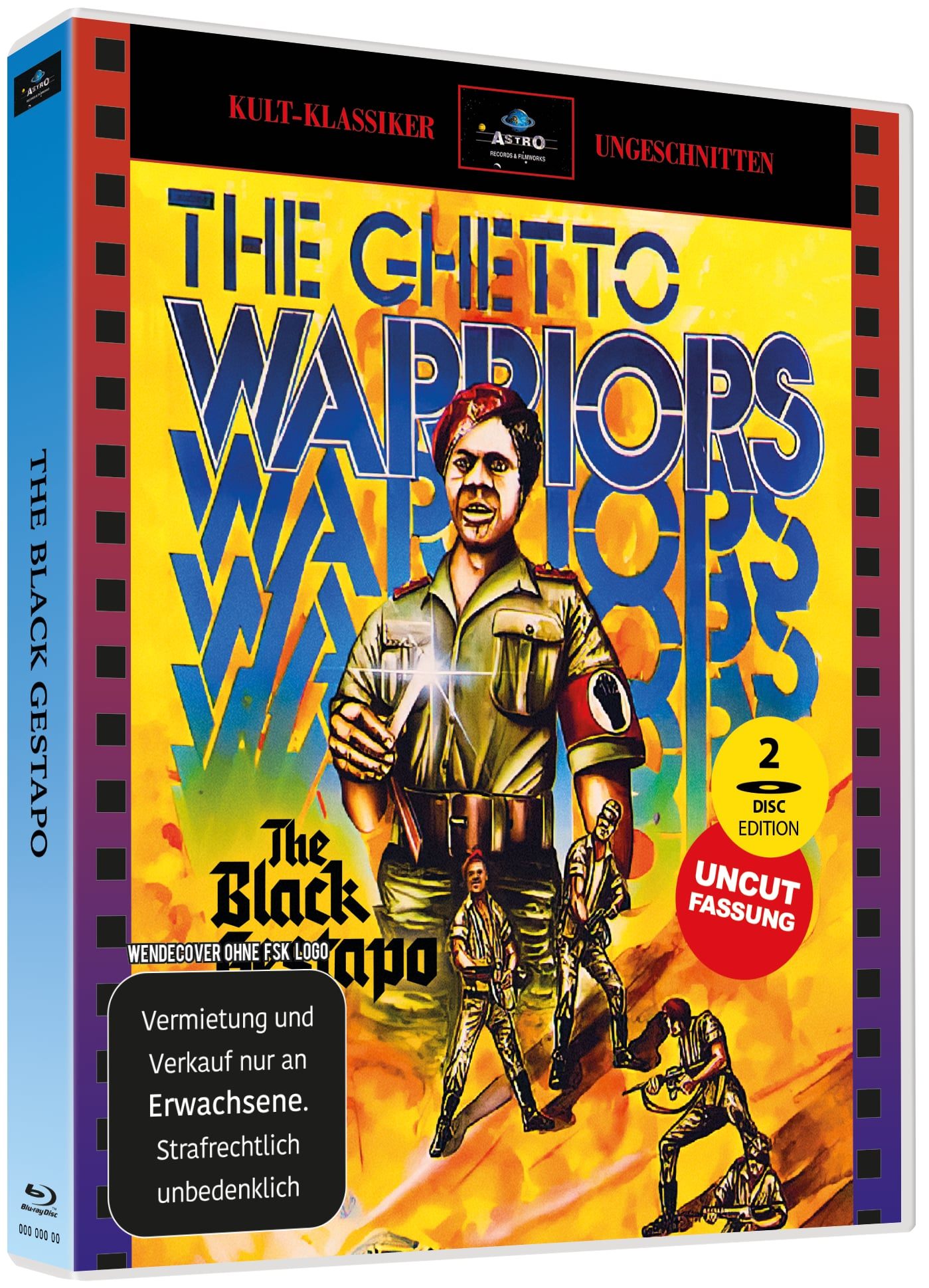 The Black Gestapo (Blu-Ray+DVD) - Cover 2 - Scanavo Box - Limited 250 Edition