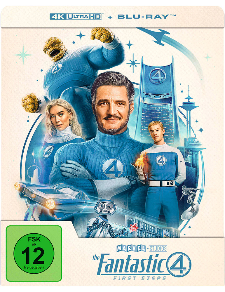 The Fantastic Four: First Steps (4K UHD+Blu-Ray) - Limited SteelBook Edition