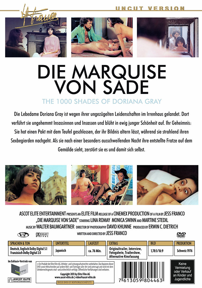 Die Marquise von Sade - Uncut - Jess Franco Golden Goya Collection