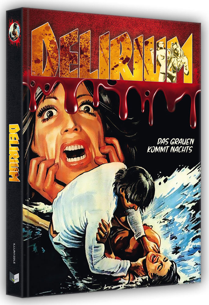 Delirium - Das Grauen kommt Nachts - Mediabook (Blu-Ray+DVD) - Limited 333 Edition - Uncut - inkl. Bonusfilm auf Blu-Ray