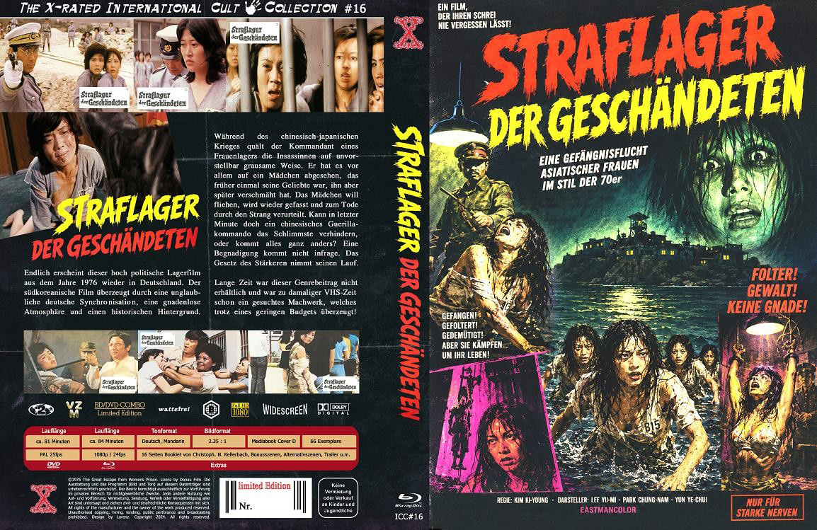 Straflager der Geschändeten (Blu-Ray+DVD) - Cover D - Mediabook - Limited 66 Edition