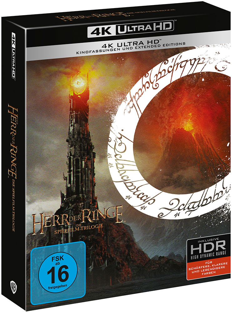 Der Herr der Ringe: Die Trilogie (4K UHD) (9Discs) - Extended Edition