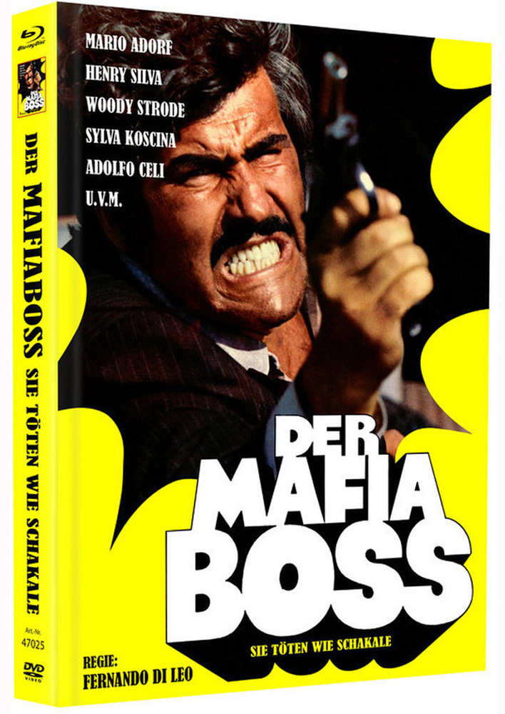 Der Mafiaboss - Sie töten wie Schakale (Blu-Ray+DVD) - Cover F - Mediabook - Limited 75 Edition
