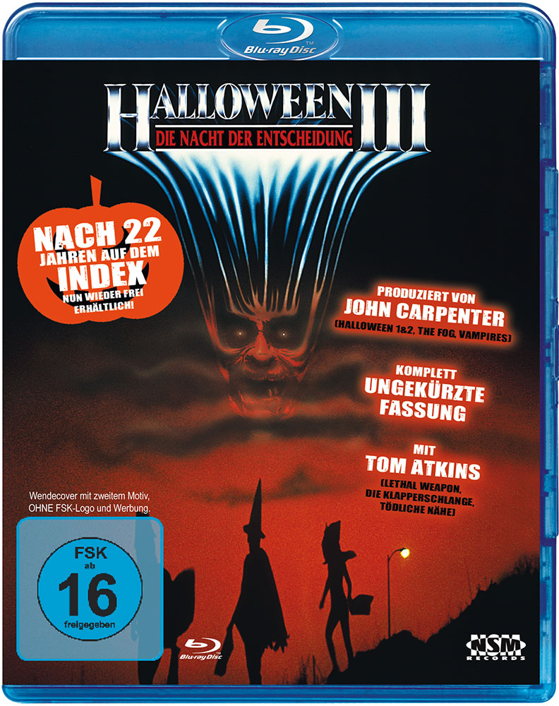 Halloween 3 (Blu-Ray) - Uncut- Wendecover mit 2. Motiv Halloween 3 (Blu-Ray) - Uncut- Wendecover mit 2. Motiv